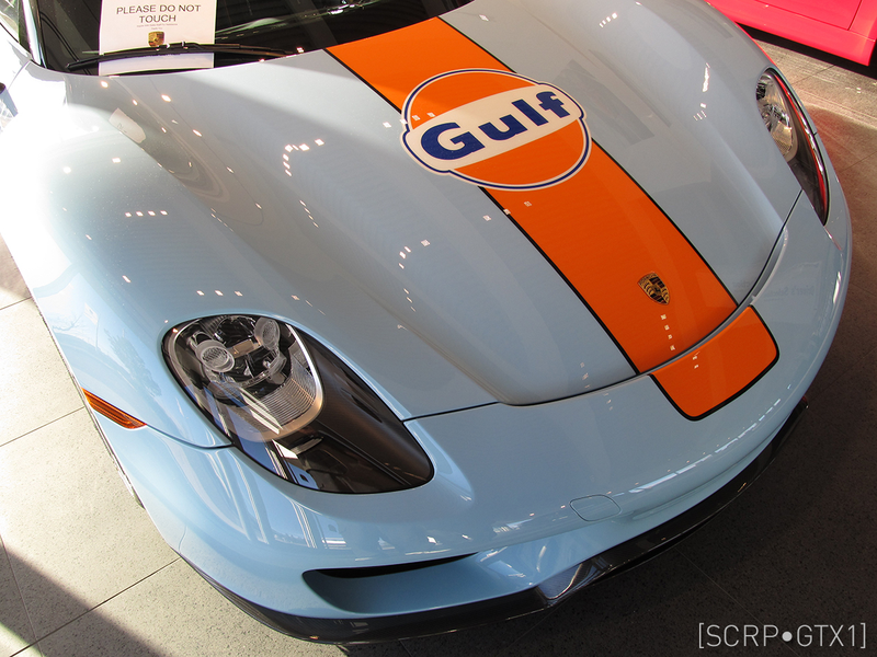 Illustration for article titled Ultra Rare Gulf Livery 918 Spyder w/ Weissach
